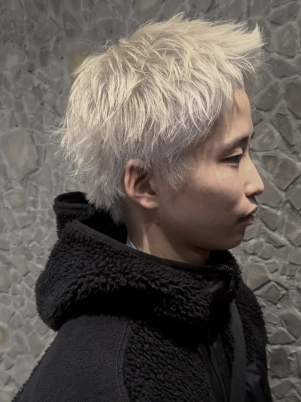 メンズカット×スパイキーショート